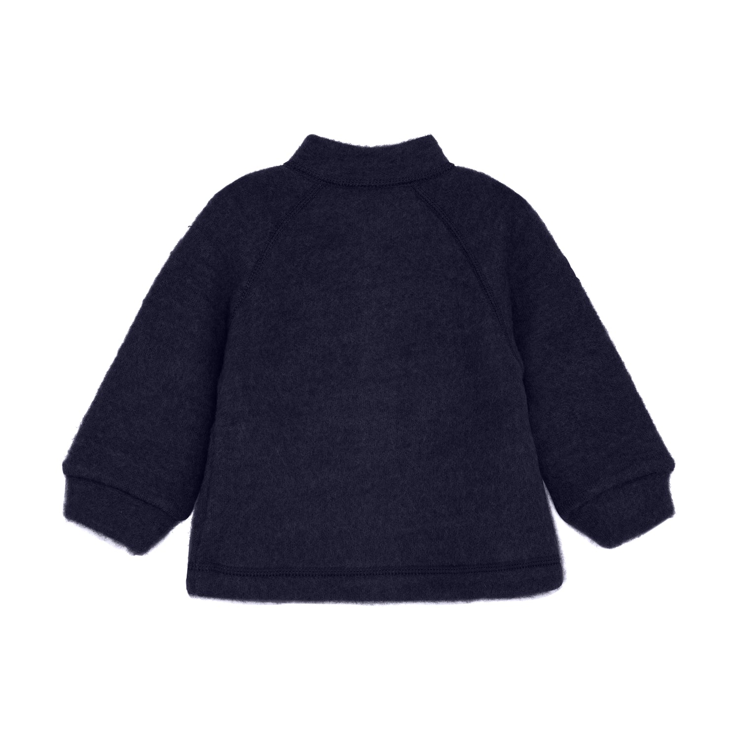 Diese dunkelblaue Wolljacke von Celavi bietet angenehme Wärme und ist ideal für kühle Tage.