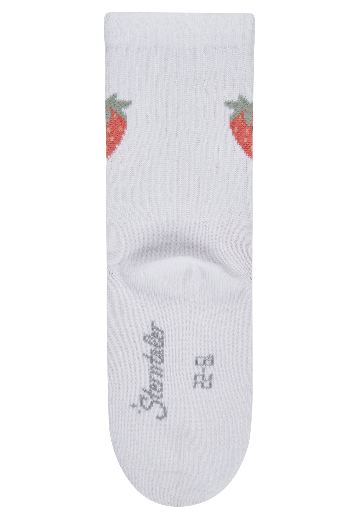 Diese weißen Socken von Sterntaler sind mit einem süßen kleinen Erdbeermotiv verziert und verleihen jedem Outfit einen frischen, verspielten Akzent.