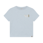 Klassisches Kurzarm-Shirt von Daily Seven mit auffälligem Rückenprint. Ein zeitloses Basics-Piece für den alltäglichen Einsatz.