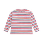Weiches, bunt gestreiftes Langarm-T-Shirt von Daily Seven aus hochwertiger Baumwollmischung mit Elasthananteil für optimale Passform und Bewegungsfreiheit.