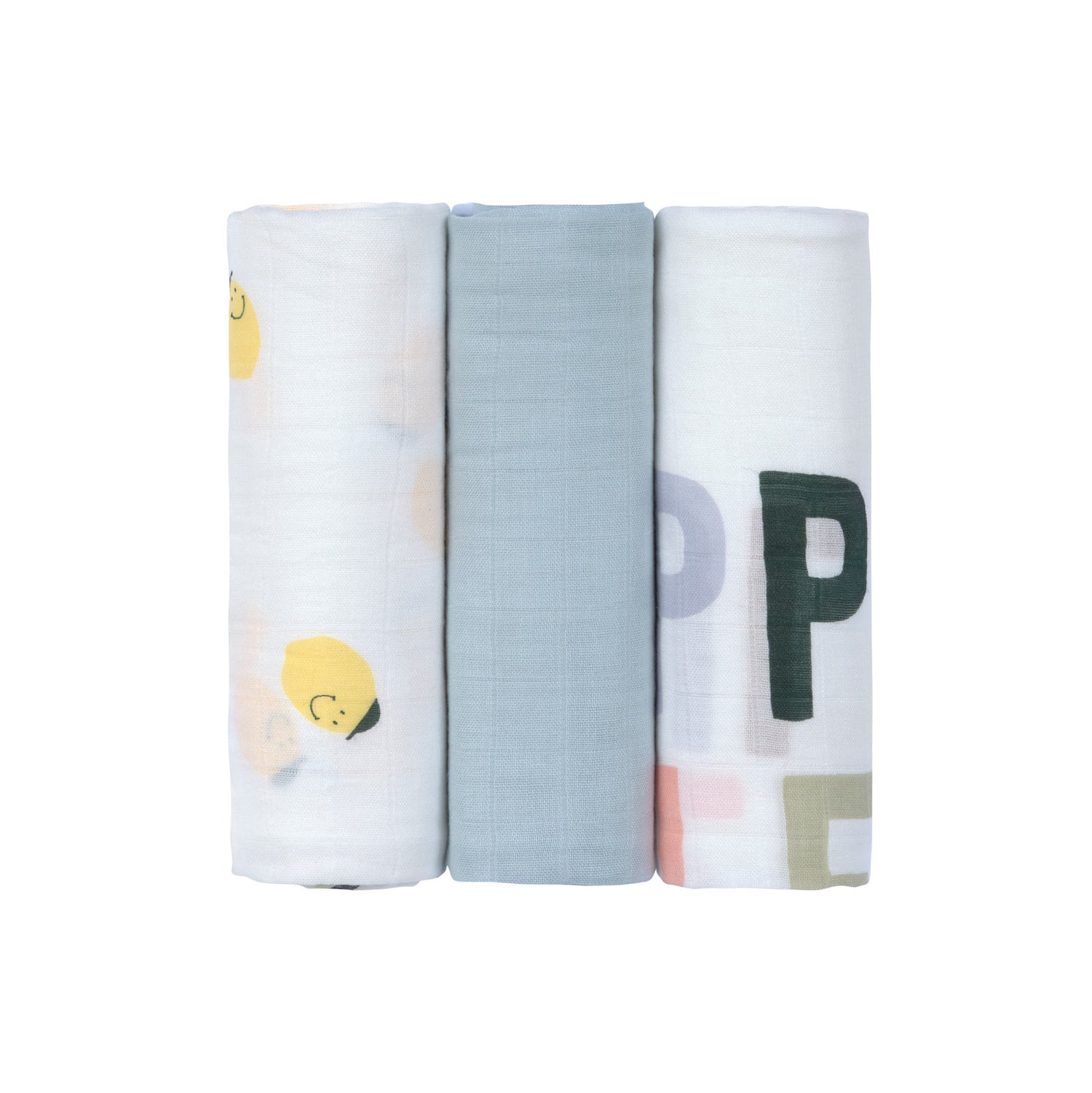 Die 80 x 80 cm großen Mulltücher im Happy Fruits Cherry Design sind vielseitig einsetzbar – ob als Spucktuch oder Schmusetuch. Aus atmungsaktiver Viskose (Bambusfaser) und Baumwolle gefertigt, sind sie besonders sanft zur empfindlichen Babyhaut.