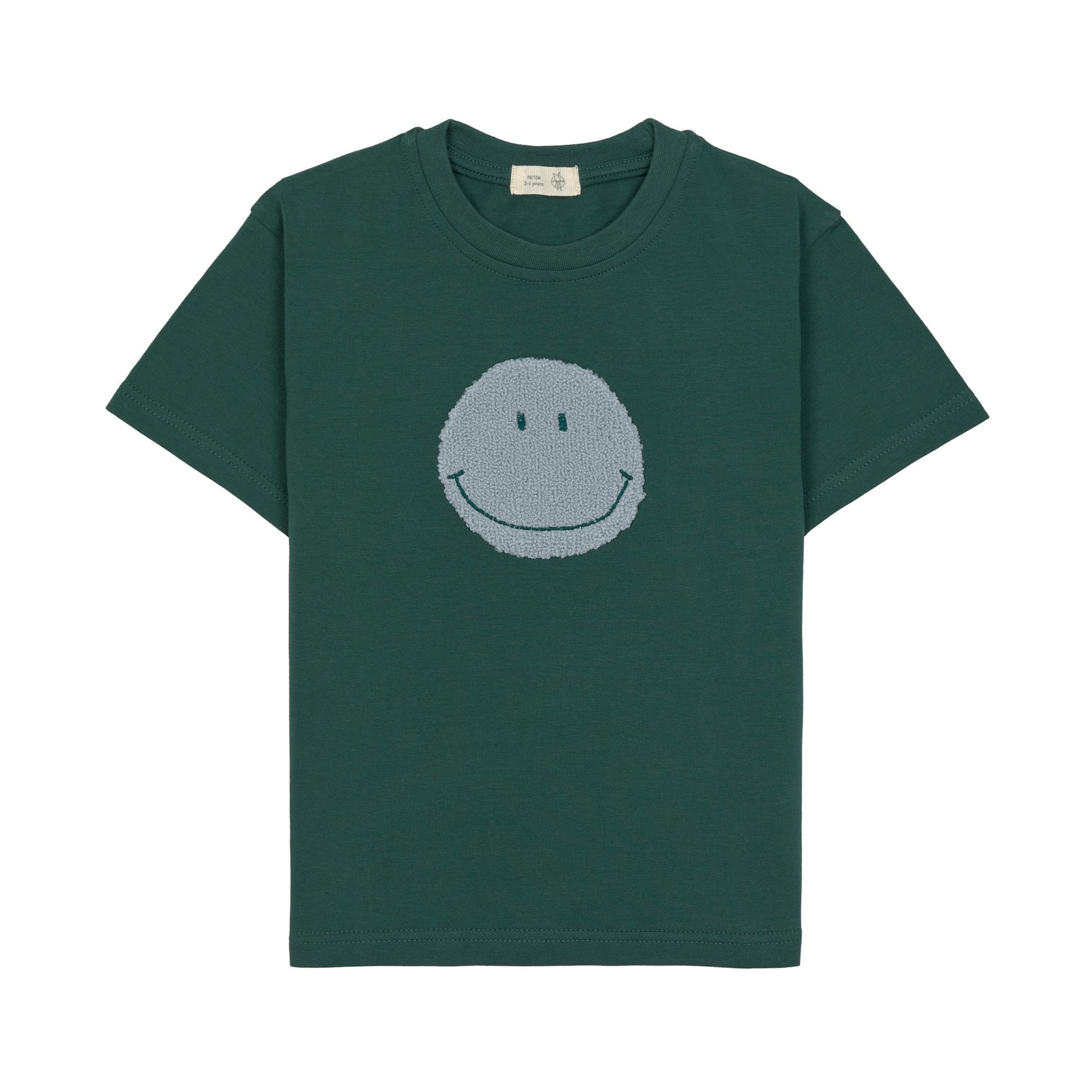 Das stylishe Kinder Shirt in Grün macht das Outfit der Kids zum Hingucker! Das GOTS-zertifizierte Kurzarm Shirt aus Baumwolle (bio) rundet in modischen Farben und auffälligen Aufdrucken jeden Look ab. Bis Größe 86/92: Druckknöpfe an der Schulter.