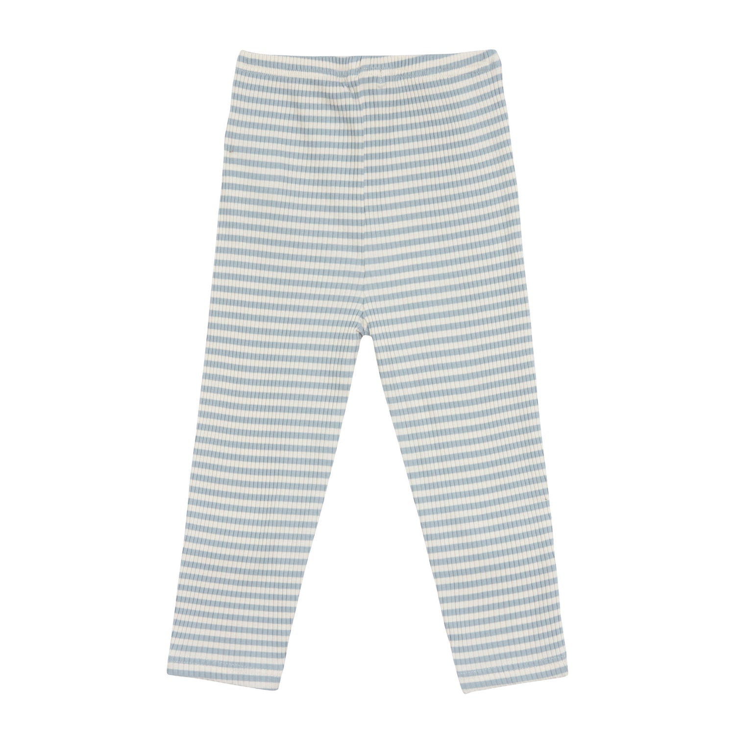 Die gerippte Kinder Leggins in Blau macht das Outfit zum Hingucker! Die Leggins aus Modal-Baumwolle (bio)-Mix rundet in modischen Farben und auffälligen Mustern jeden Look ab. Waschbar bei 30 °C im Schonwaschgang. Niedliche Mini-Stickerei als Detail.