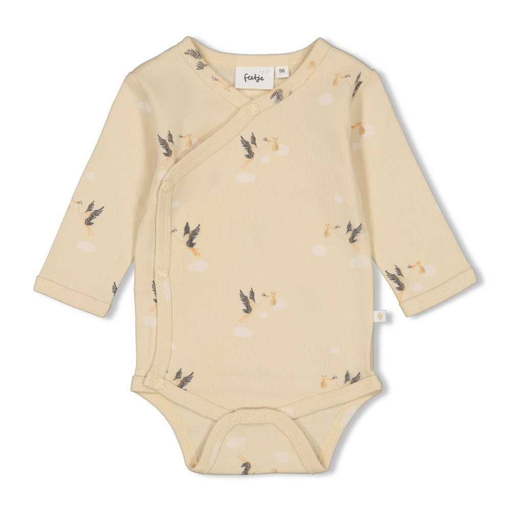 Beschreibung
Gerippter Wickelbody von Feetje aus der Kollektion Special Delivery
Material