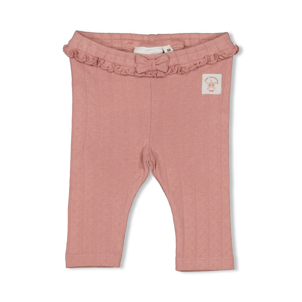Beschreibung
Gerippte Legging aus der Kollektion Starfish Wishes von Feetje
Material
100% CO Pointelle Rib 