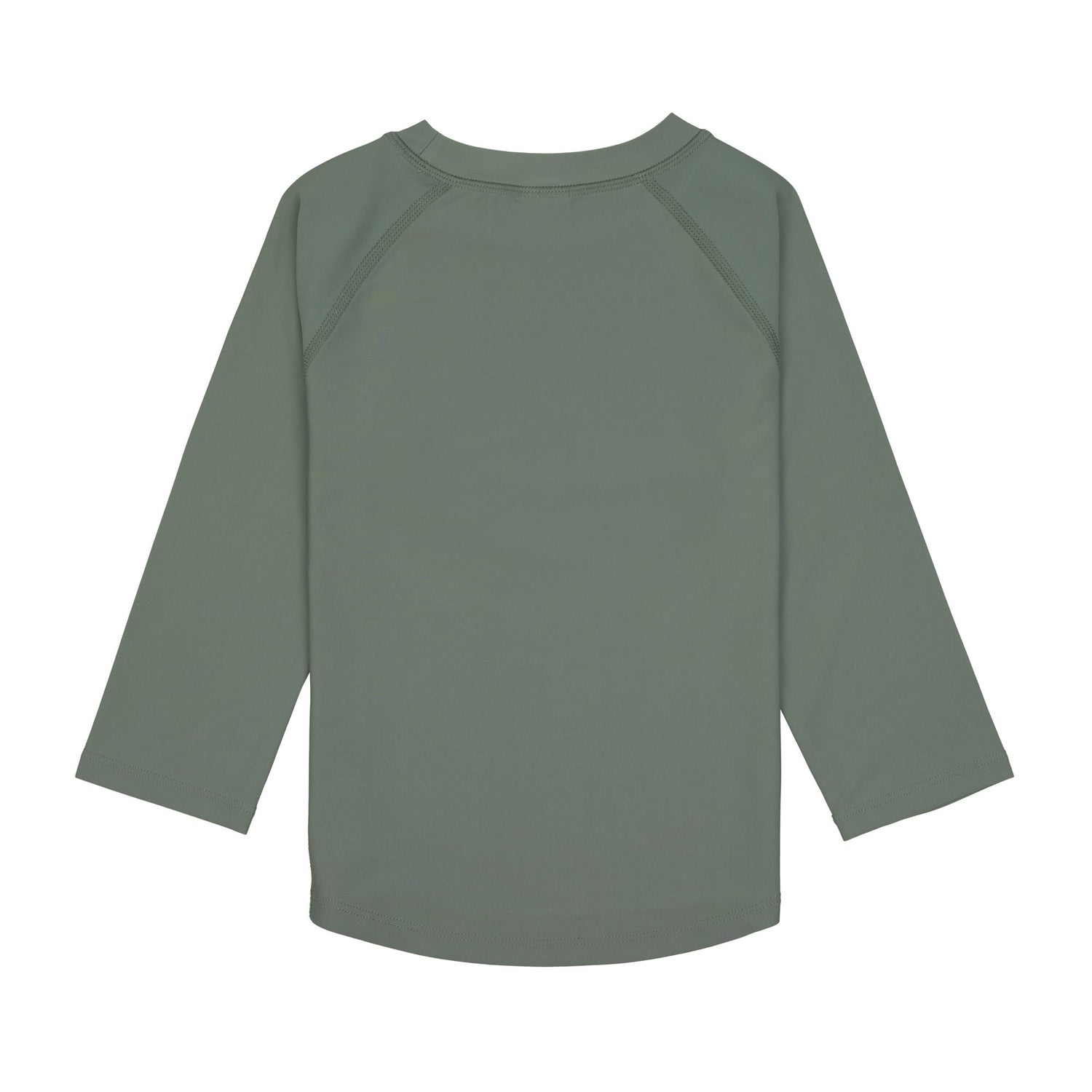 Das olivgrüne, langärmelige Kinder UV Shirt mit UV-Schutz 60 kommt mit einem Palmen Print und extra weichem Stoff. Das atmungsaktive und schnelltrocknende Material sorgt für eine angenehme Passform und Badespaß. Geeignet von 3 Monaten bis 3 Jahren.