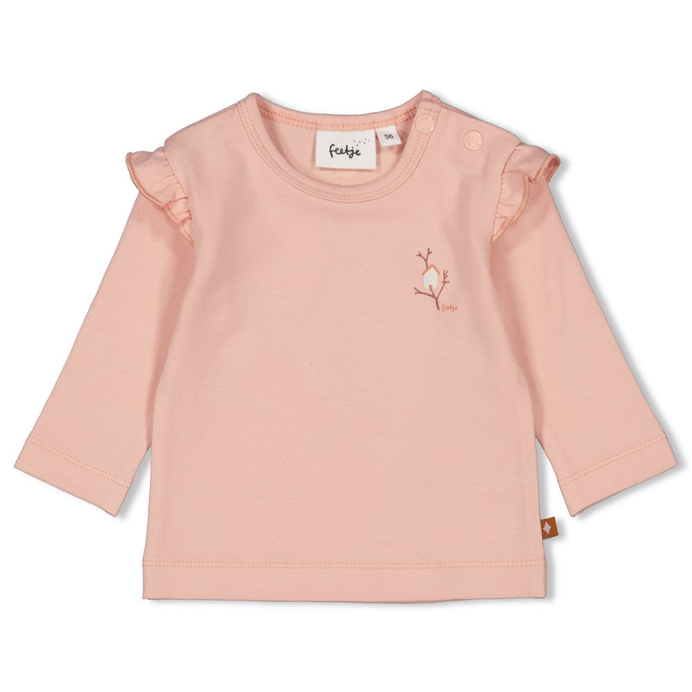 langarm Shirt in rosa