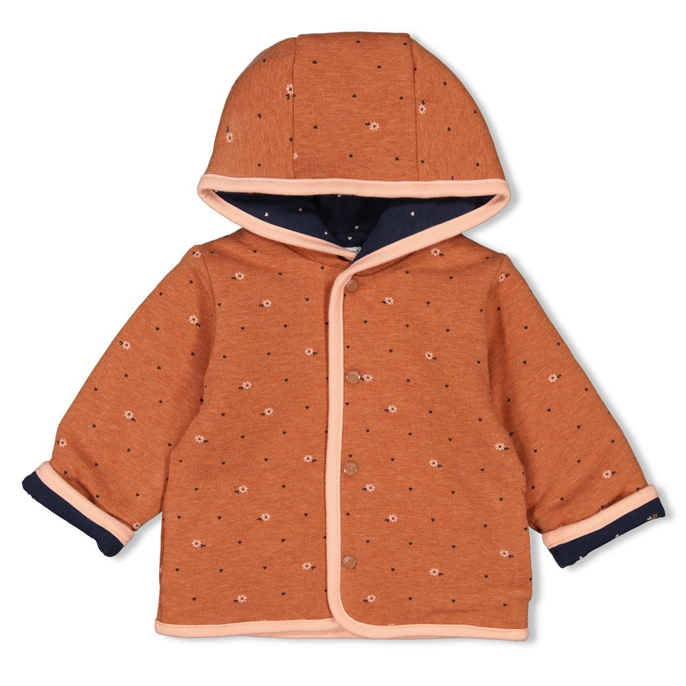 Wendejacke mit Kapuze - Let Love Grow