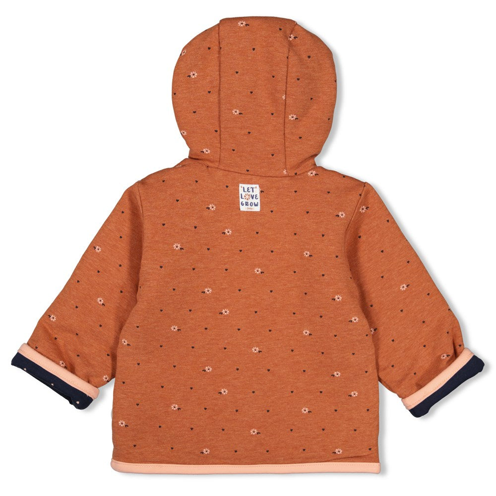 Wendejacke mit Kapuze - Let Love Grow