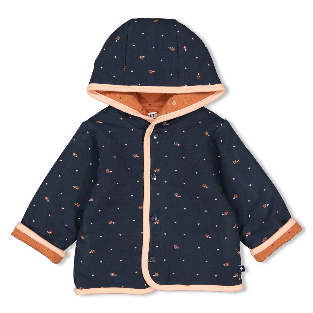 Wendejacke mit Kapuze - Let Love Grow