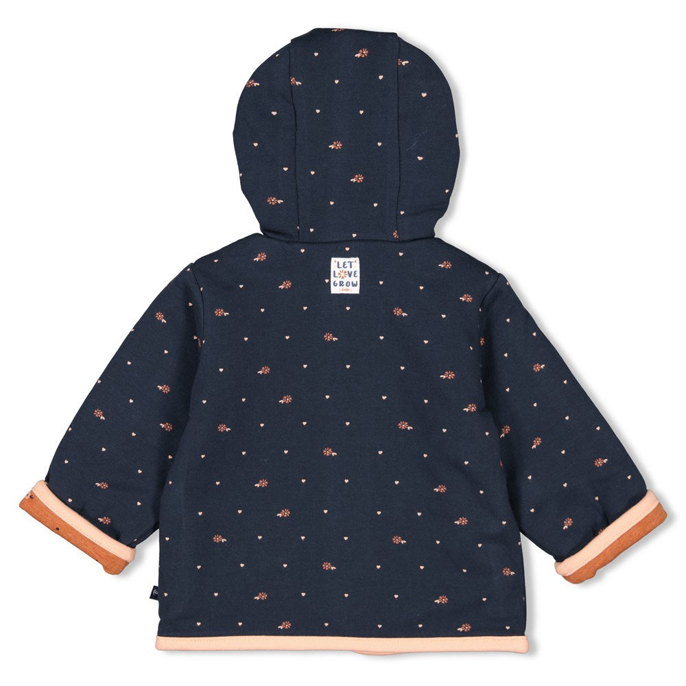 Wendejacke mit Kapuze - Let Love Grow