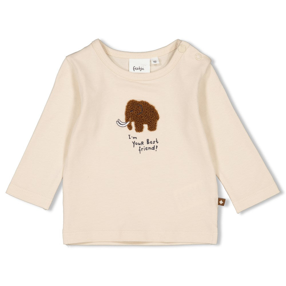 Shirt langarm mit Mammutmotiv