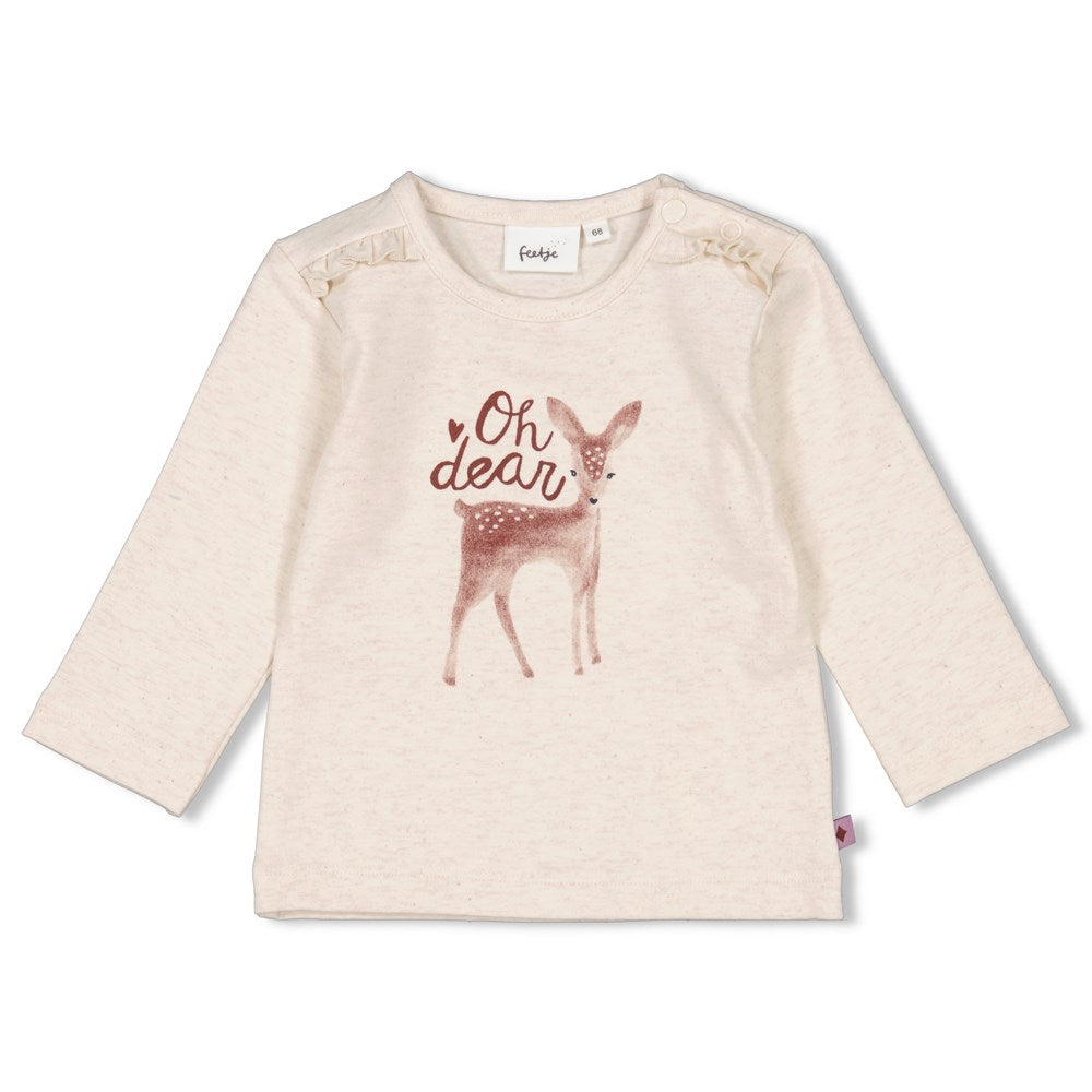 langarm Shirt mit süßen Rehkitz