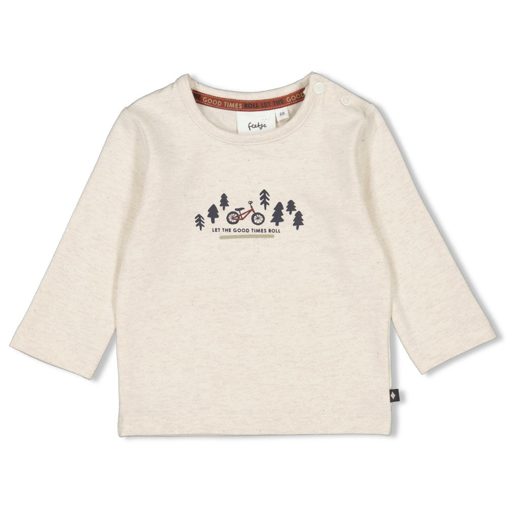 langarm Shirt mit Fahrradmotiv