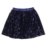 Dieser dunkelviolette Paillettenrock aus der Wild Soul Kollektion von Jubel verleiht jedem Outfit einen funkelnden, einzigartigen Akzent.