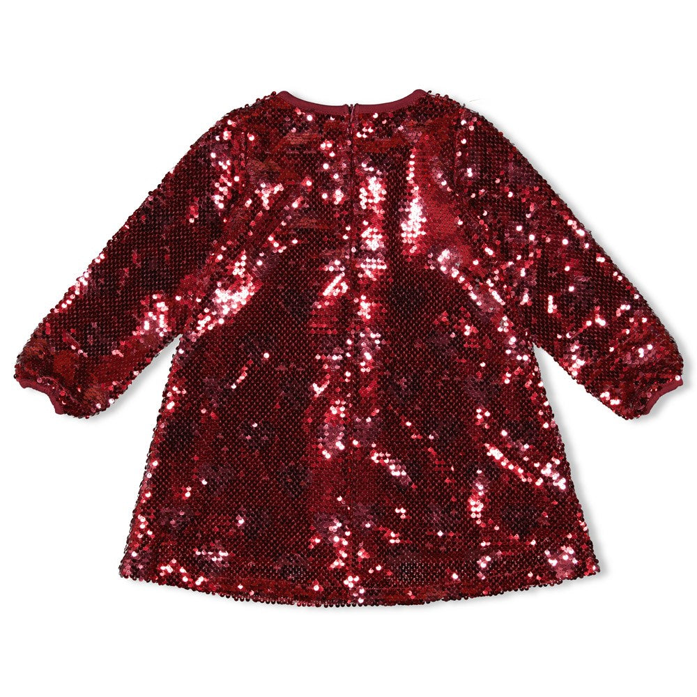 Dieses rote Pailletten Kleid stammt aus der Queen Of Hearts Kollektion von Jubel und verleiht jedem Anlass einen funkelnden Auftritt.