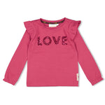 Dieses rosa Langarmshirt mit funkelndem Love-Aufdruck stammt aus der Shine Bright Kollektion von Jubel und bringt strahlenden Glanz in deinen Alltag.