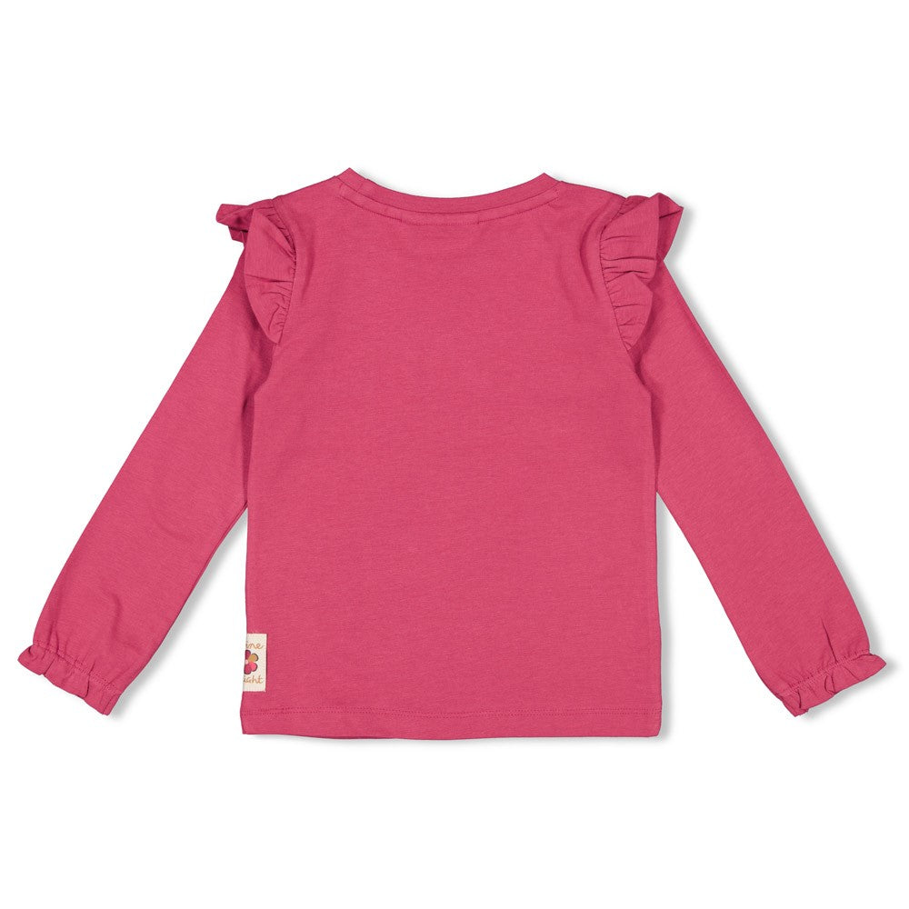 Dieses rosa Langarmshirt mit funkelndem Love-Aufdruck stammt aus der Shine Bright Kollektion von Jubel und bringt strahlenden Glanz in deinen Alltag.