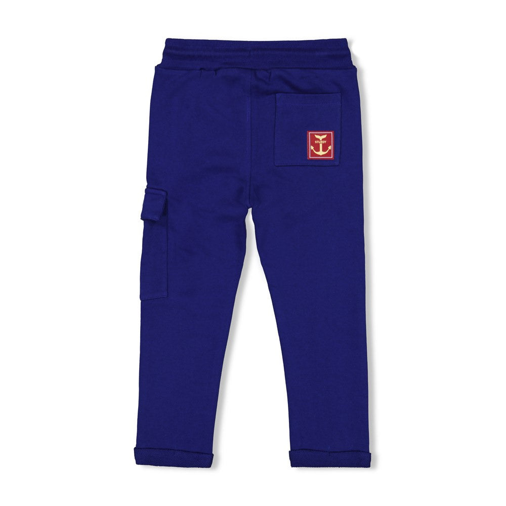 Diese Hose in Dunkelblau aus der Waves and Whales Kollektion von Sturdy besticht durch stilvolle Eleganz und erstklassige Qualität.