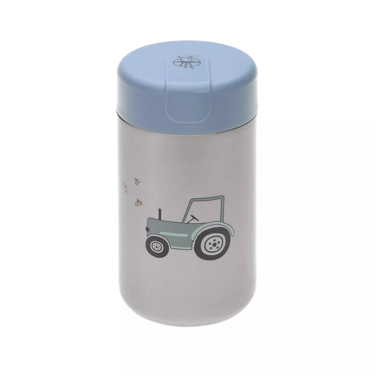 Babybrei to go – Der praktische LÄSSIG Thermobehälter aus der Adventure Kollektion für unterwegs wird von einem Traktor geziert. Mit dem doppelwandigen Thermobehälter aus Edelstahl ist der Brei oder das Mittagessen für die Kleinen auch unterwegs sofort servierbereit.