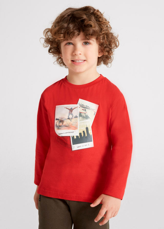 Shirt langarm linsenförmig