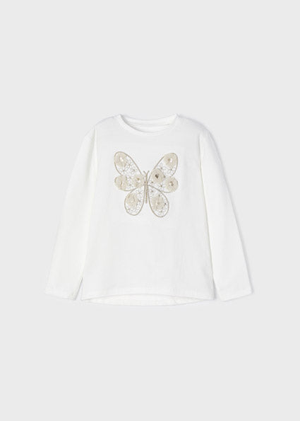 Shirt langarm Applikationen