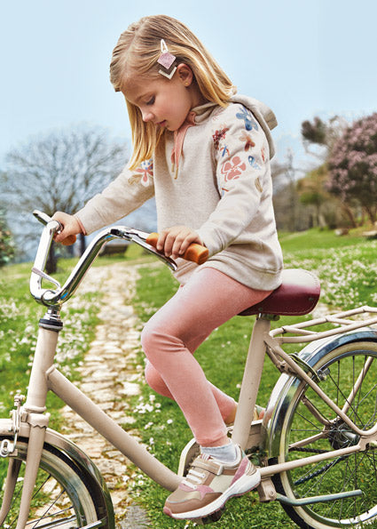 Set Leggings Wildlederimitat