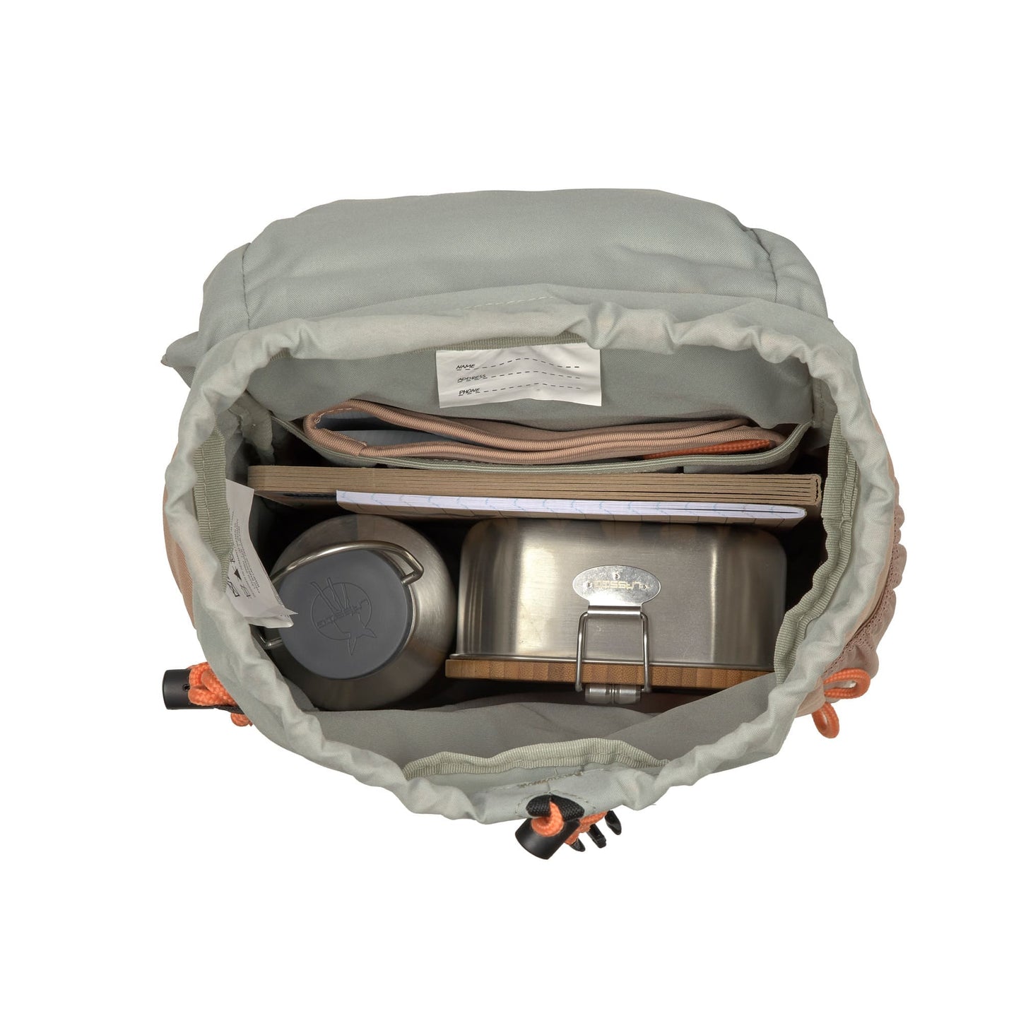 Kindergartenrucksack Outdoor - nature braun 9L