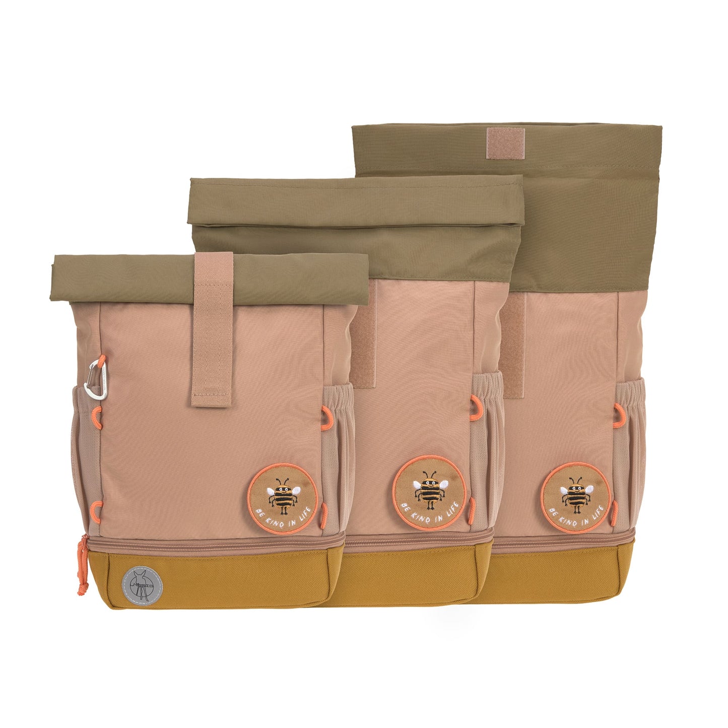 Mini Rolltop Backpack nature braun