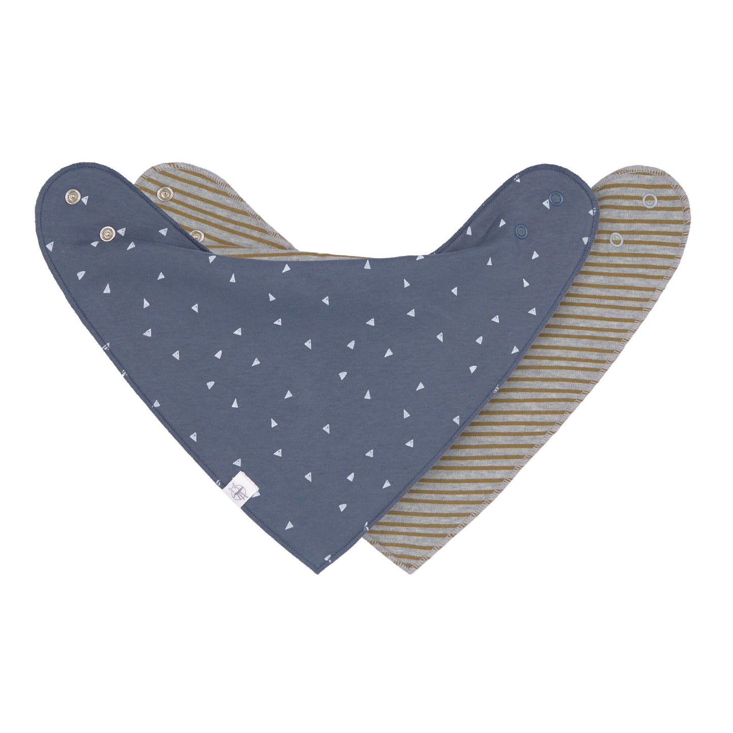 Dreieckstuch Baby (2 Stk) - GOTS