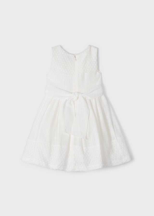 Kleid kombiniert Guipure