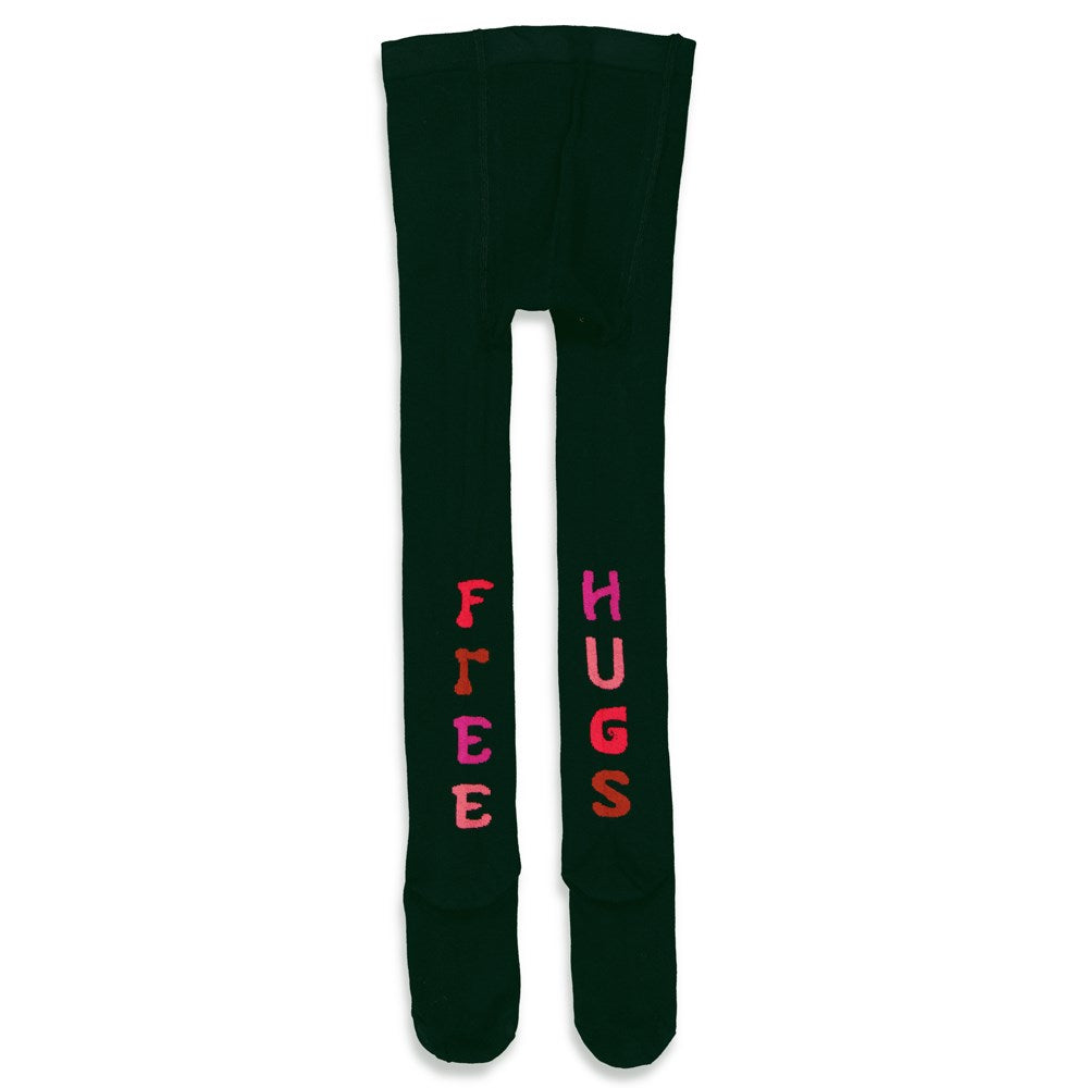 Beschreibung
Diese schwarze Strumpfhose mit dem auffälligen Schriftzug „Free Hugs" verbindet Komfort mit einem einzigartigen Statement. Sie sorgt für einen stilvollen Look und zieht garantiert bewundernde Blicke auf sich. Perfekt, um Ihrem Outfit eine persönliche und charmante Note zu verleihen.
