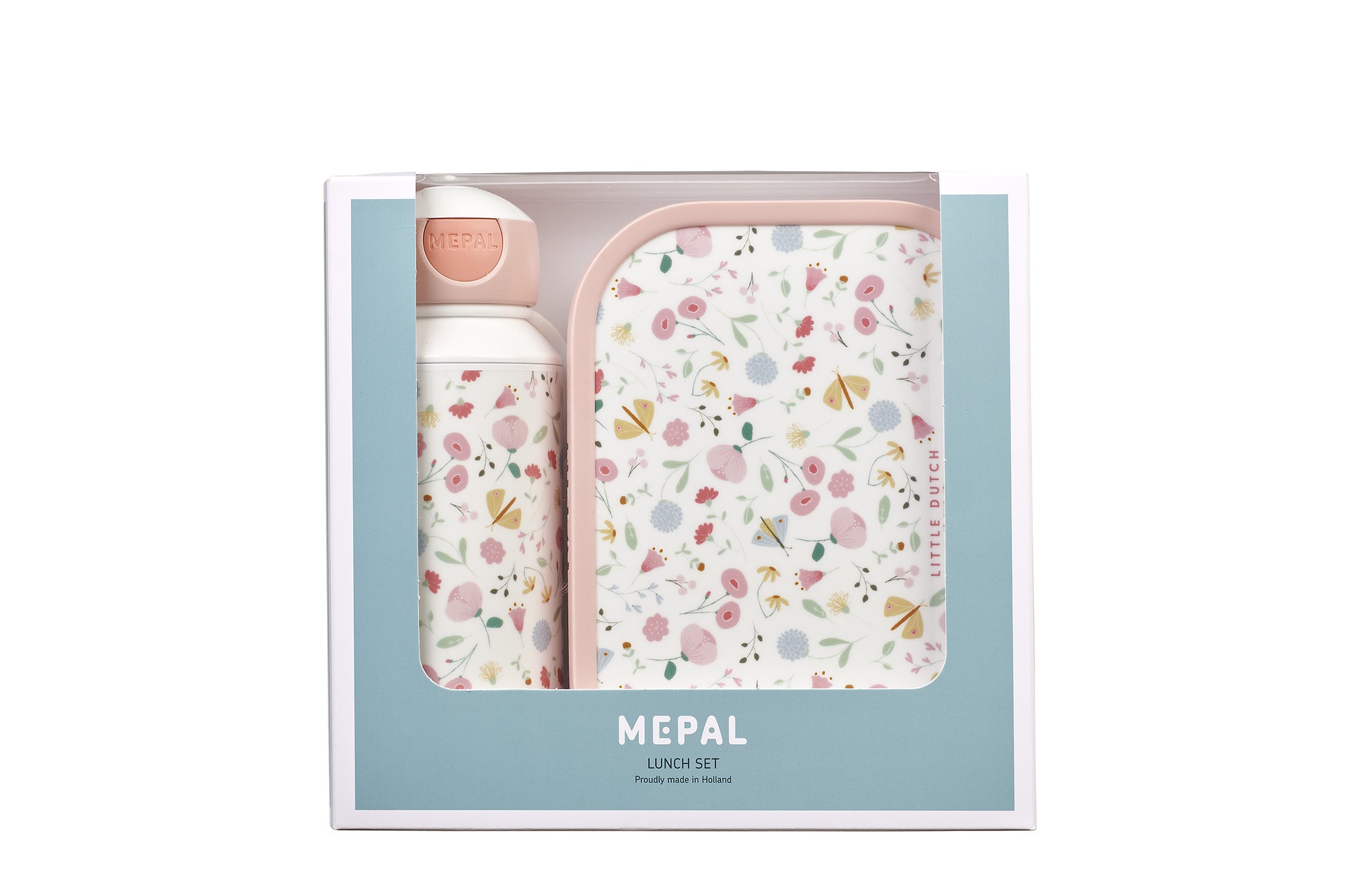 Dieses praktische Set besteht aus einer Pop-up Trinkflasche und einer Brotdose inklusive Bento-Einsatz und Gabel. Die Pop-up Trinkflasche ist geradezu perfekt: Drücken und Trinken, so lautet das Prinzip dieser Trinkflasche. Die Flasche ist garantiert auslaufsicher und speziell für kleine Kinderhände entworfen. Die Brotdose bietet Platz für bis zu 4 Butterbrote und wird mit Bento-Einsatz und Fruchtgabel geliefert.