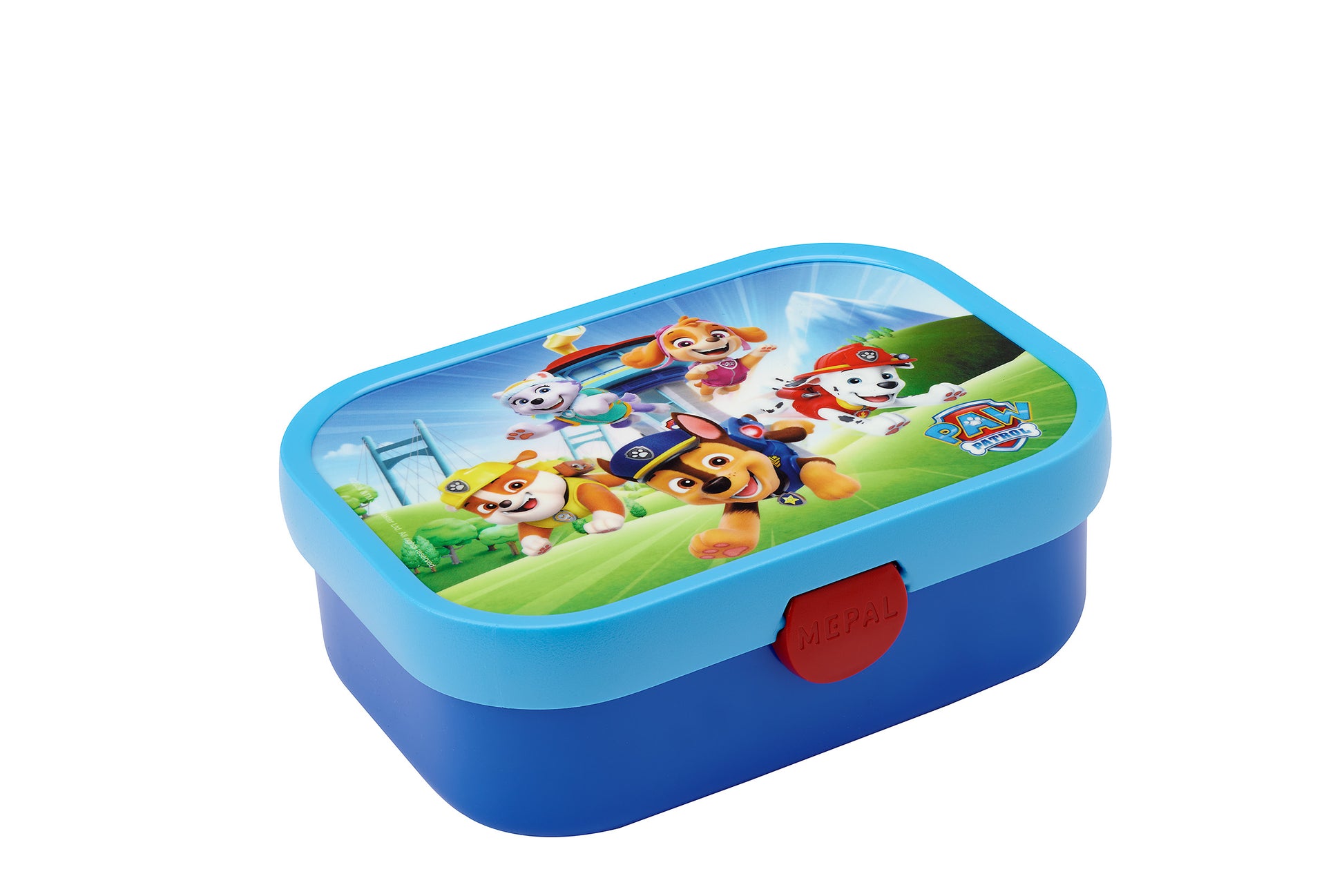 Die Paw Patrol Pups Brotdose inklusive herausnehmbarem Bento-Einsatz bietet noch mehr Abwechslung beim Pausensnack. Die Möglichkeiten für eine leckere Schulverpflegung sind damit geradezu unbegrenzt. 