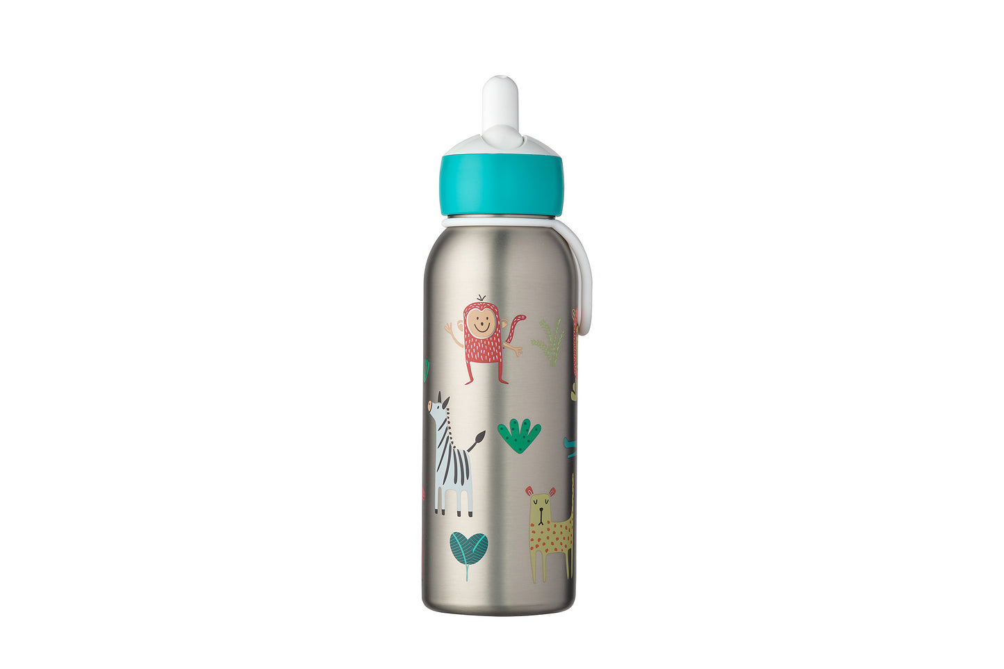 Anmimal Friends Thermoflasche
Doppelwandiger Edelstahl, rostfrei
Hochklappen und trinken!
Auch für Sprudelwasser geeignet (ohne Strohhalm)
Auslaufsicher
Hält 9 Stunden heiß (vor dem Trinken Temperatur prüfen!)oder 12 Stunden kalt
BPA-frei