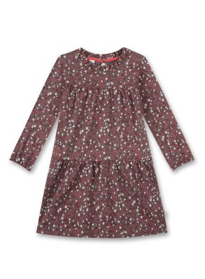 Hübsches Mädchen-Kleid von Sanetta Pure im Millefleurs-Alloverprint verspielten Details.