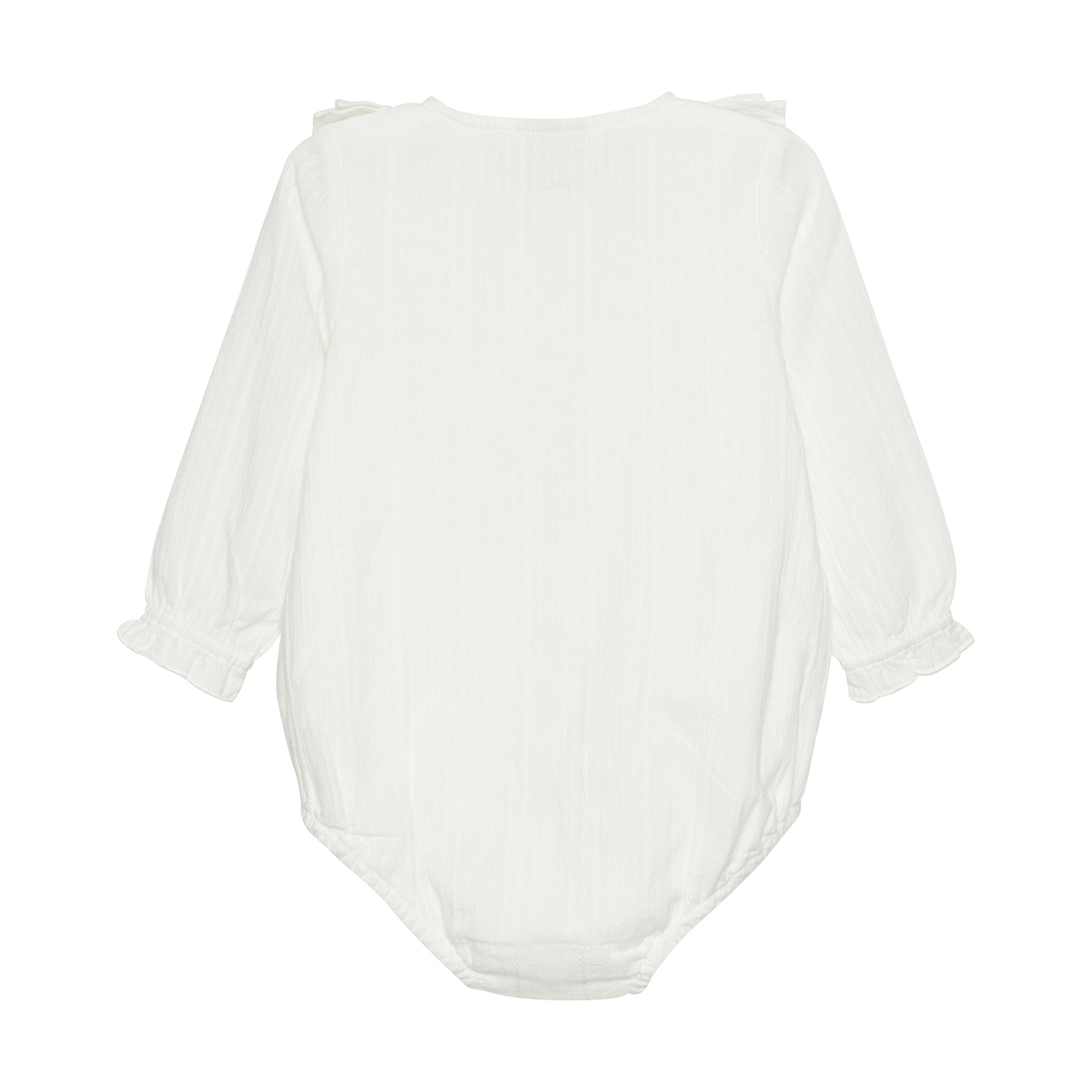 Der festliche Body von minymo ist ein Must-have für jeden Anlass. Mit langen Ärmeln und einem verspielten Design ist er nicht nur modisch, sondern auch funktional