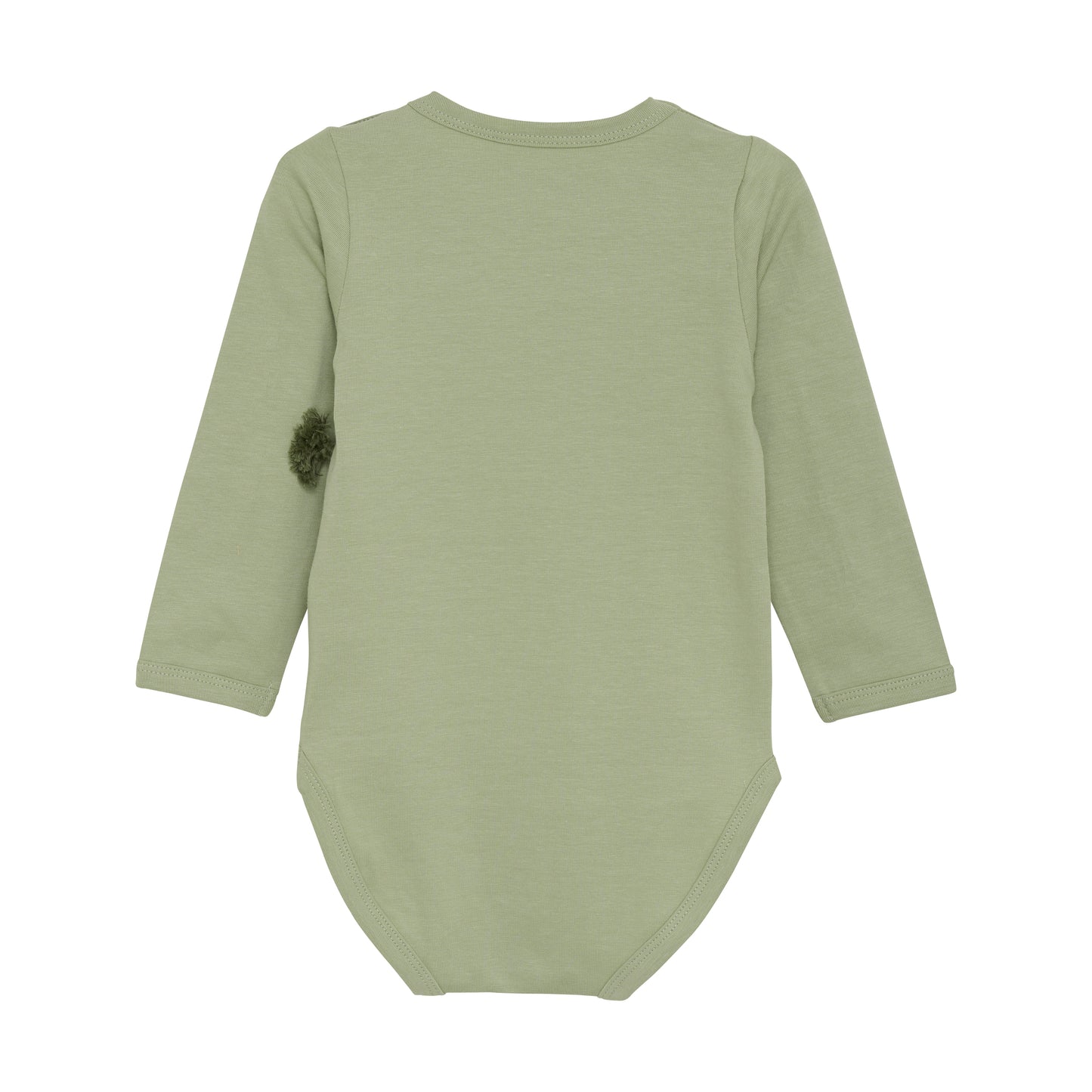 Halten Sie Ihr Baby warm und bequem mit diesem langarmigen Body in lebendigem Grün mit niedlichem Giraffenmuster. Der perfekte Begleiter für den Alltag, aus weicher Baumwolle für eine sanfte Berührung auf der Haut Ihres Babys.
