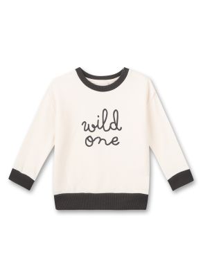 For the WILD ONE! Gemütlicher Sweater für Jungen und Mädchen von Sanetta Pure aus der 66 Jahre Sanetta-Kollektion.