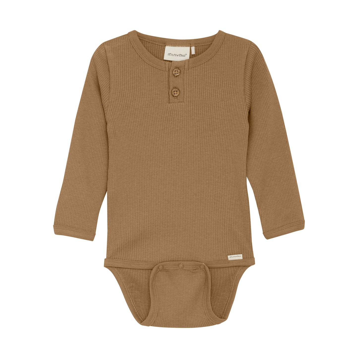 Der langärmelige Body von Minymo verwöhnt den Nachwuchs mit einer super soften Rippqualität. Leicht elastisch, passt sich der Jersey flexibel an und macht jede Bewegung mit.