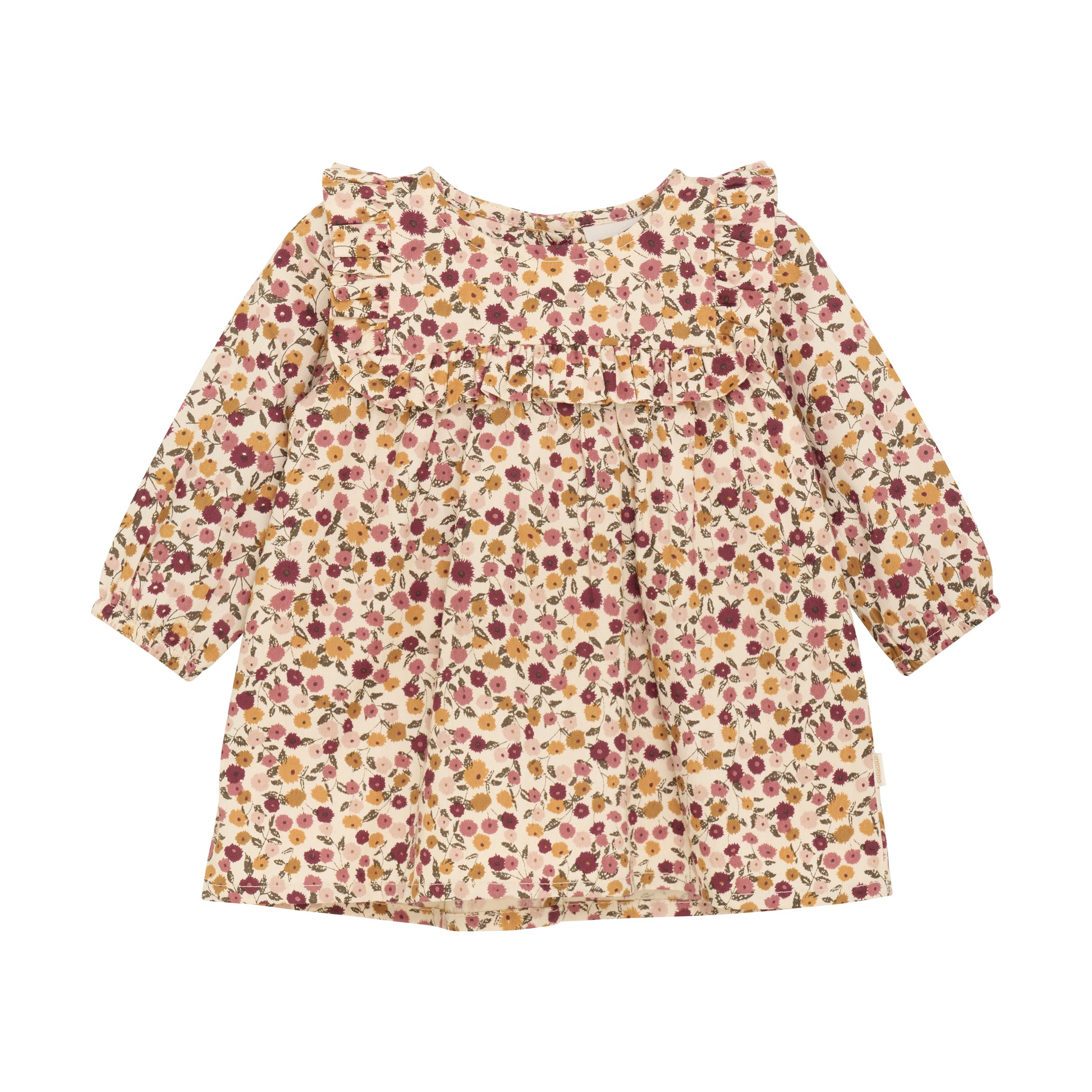 Dieses Kleid im langarm Blumenmuster bietet nicht nur eine trendige Optik, sondern auch einen angenehmen Tragekomfort. Perfekt für jeden Anlass, egal ob lässig oder schick.