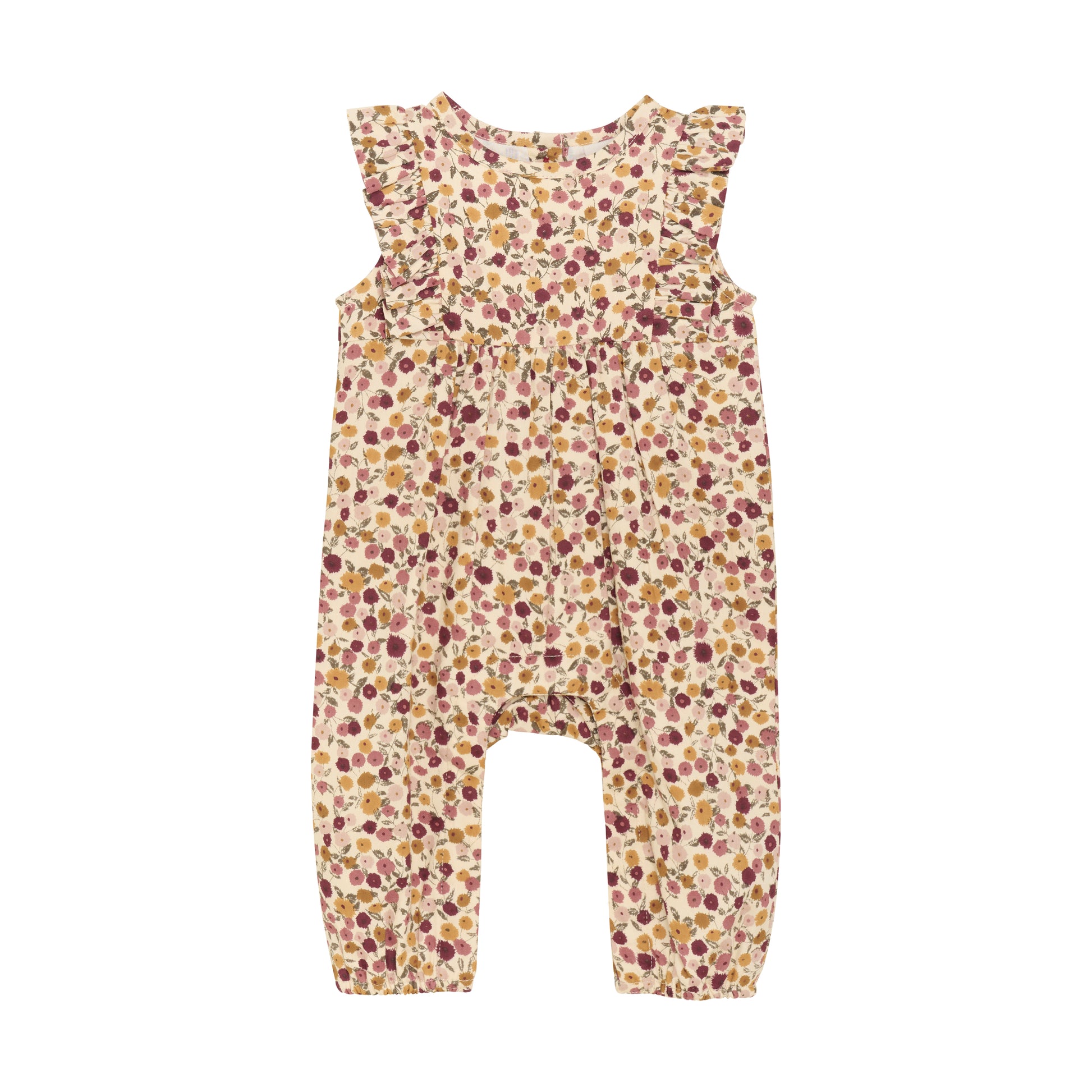 Kleide dein Baby mit diesem blumigen Jumpsuit von Minymo ein! Dieser Anzug mit Blumenmuster bietet nicht nur Stil, sondern auch Komfort mit seinem weichen Futter. Perfekt für kleine Abenteurer!