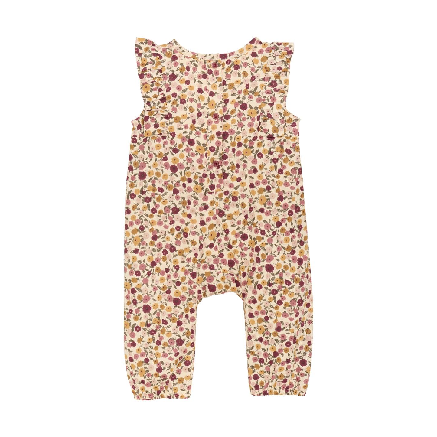 Kleide dein Baby mit diesem blumigen Jumpsuit von Minymo ein! Dieser Anzug mit Blumenmuster bietet nicht nur Stil, sondern auch Komfort mit seinem weichen Futter. Perfekt für kleine Abenteurer!