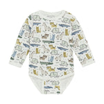 Der MINYMO-Body zeigt sich mit einem verspielten Tiermuster, das Freude macht.