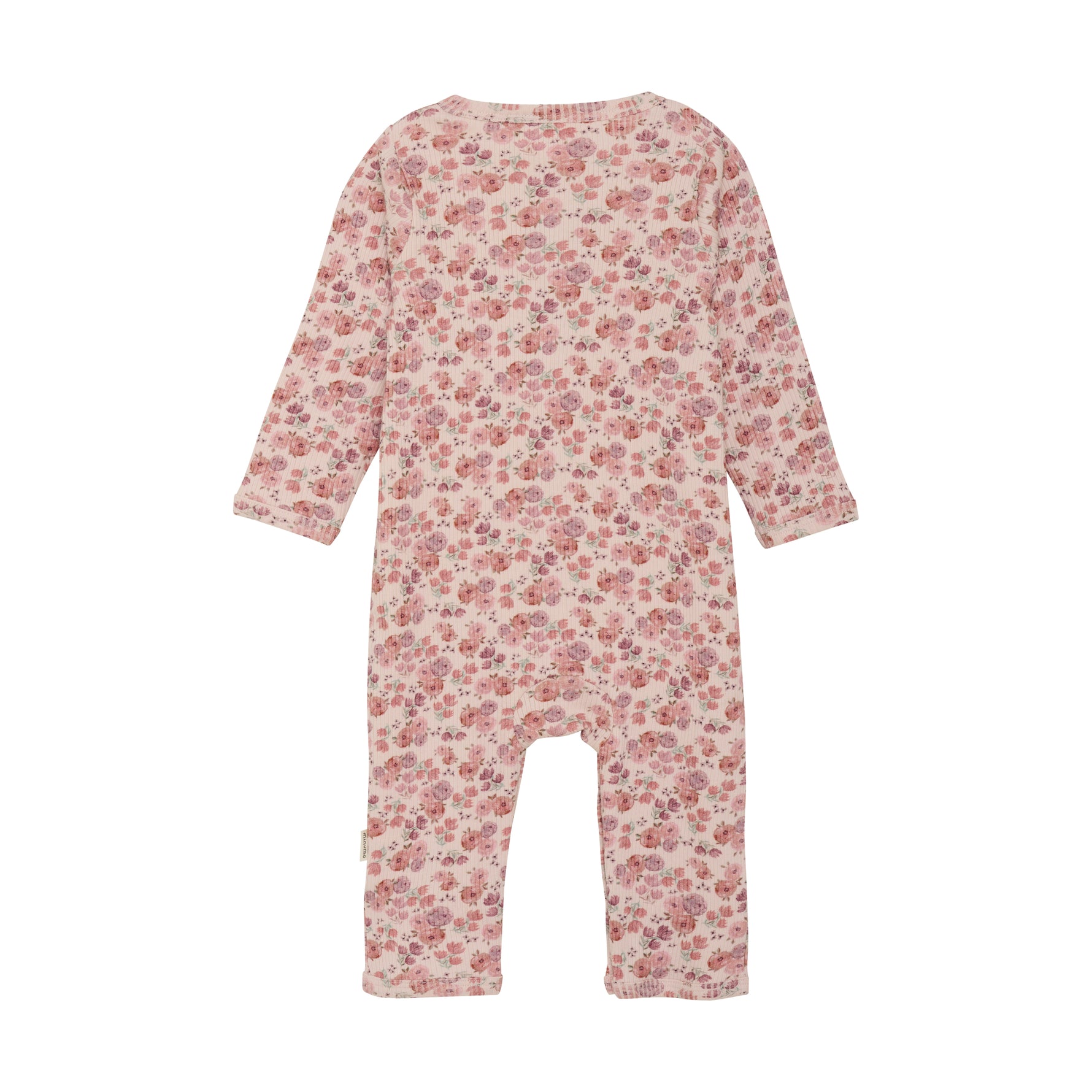 Eleganter rosa Body von MINYMO, verziert mit einem feinen Blumendesign, das zeitlose Schönheit ausstrahlt.