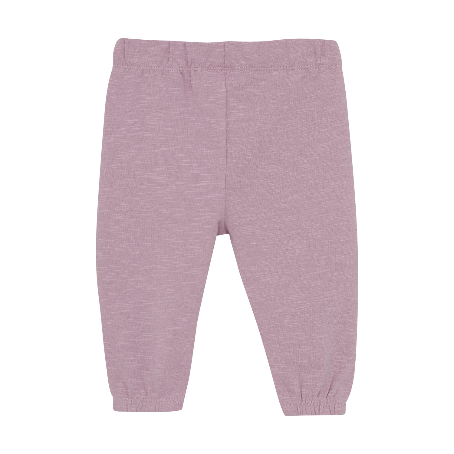 Entdecken Sie die lila Sweatpants von MINYMO, verziert mit charmanten herzförmigen Knöpfen – perfekt, um Komfort und Stil mühelos zu verbinden.
