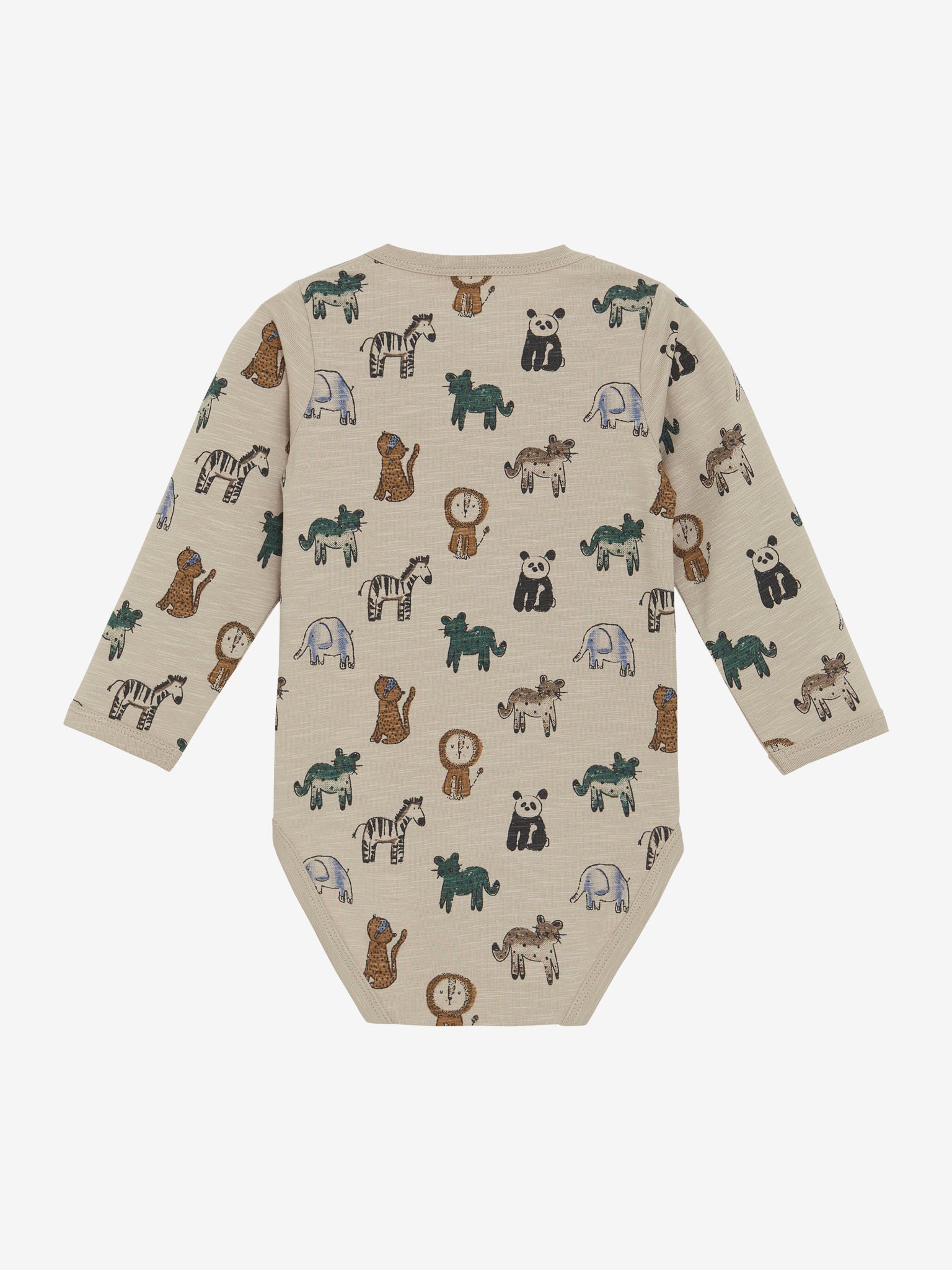 Der beige Body von MINYMO besticht durch sein einzigartiges Safari-Tier-Muster, das jedem Outfit einen verspielten und natürlichen Look verleiht. Hergestellt aus weichem, hautfreundlichem Material, sorgt er für angenehmen Tragekomfort den ganzen Tag. Ideal für aktive Kinder, die sich frei bewegen möchten, ohne auf Stil zu verzichten. Dieses vielseitige Kleidungsstück lässt sich leicht kombinieren und ist perfekt für den Alltag oder besondere Anlässe.