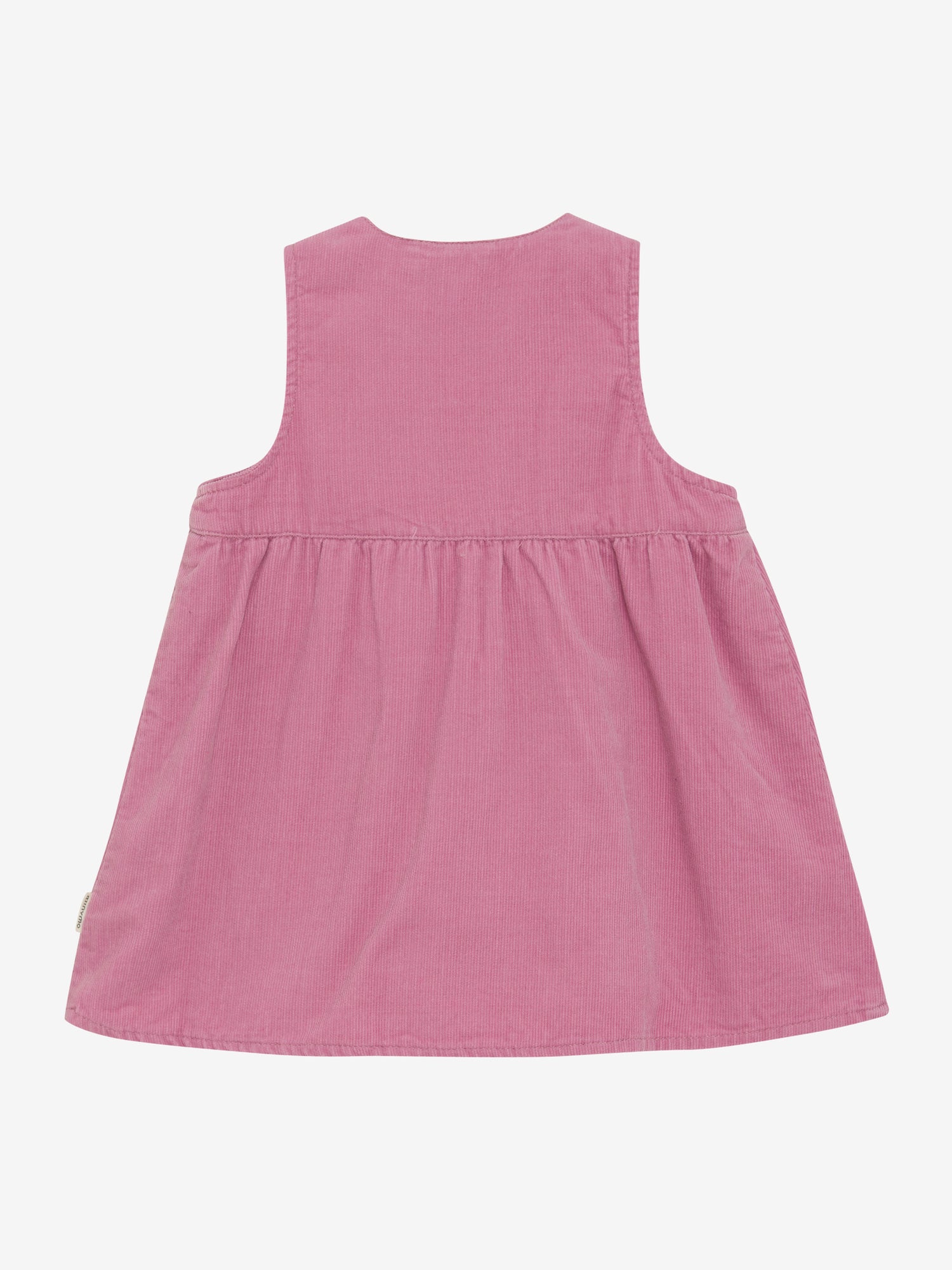 Charmantes rosa Kleid mit Knopfleiste von MINYMO, das verspielten Stil versprüht.