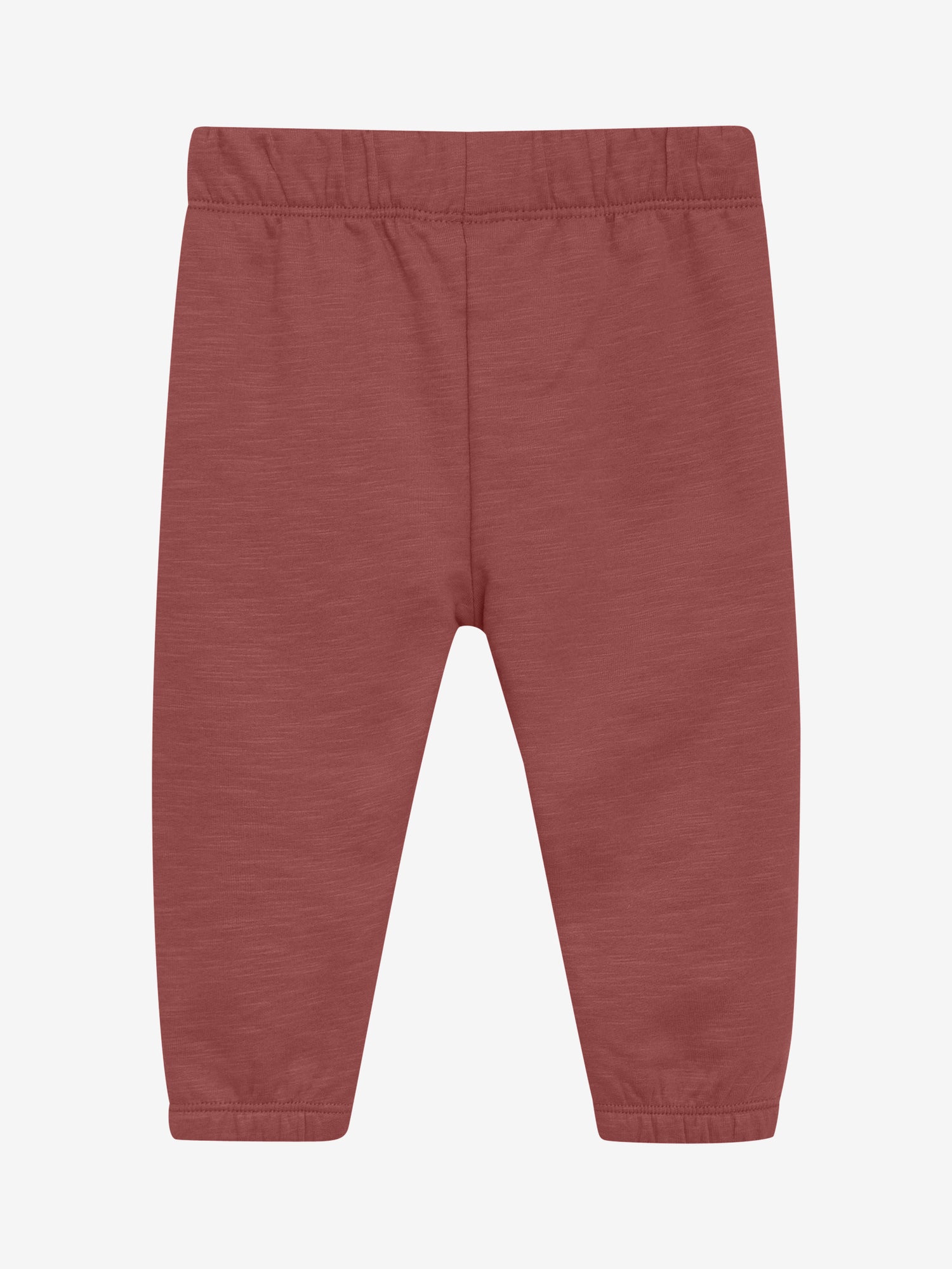 Rote Jogginghose von MINYMO, verziert mit niedlichen, herzförmigen Knöpfen für einen verspielten Look.
