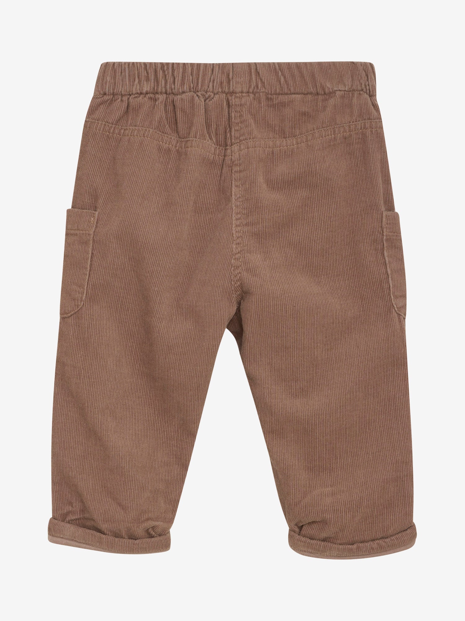 Diese braune Cordhose von MINYMO bringt mit ihren praktischen Seitentaschen spielerischen Komfort in deinen Alltag.